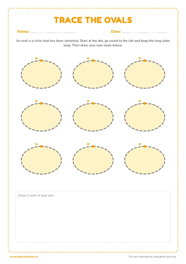 Trace 9 ovals: the stretched circle, page 1 preview