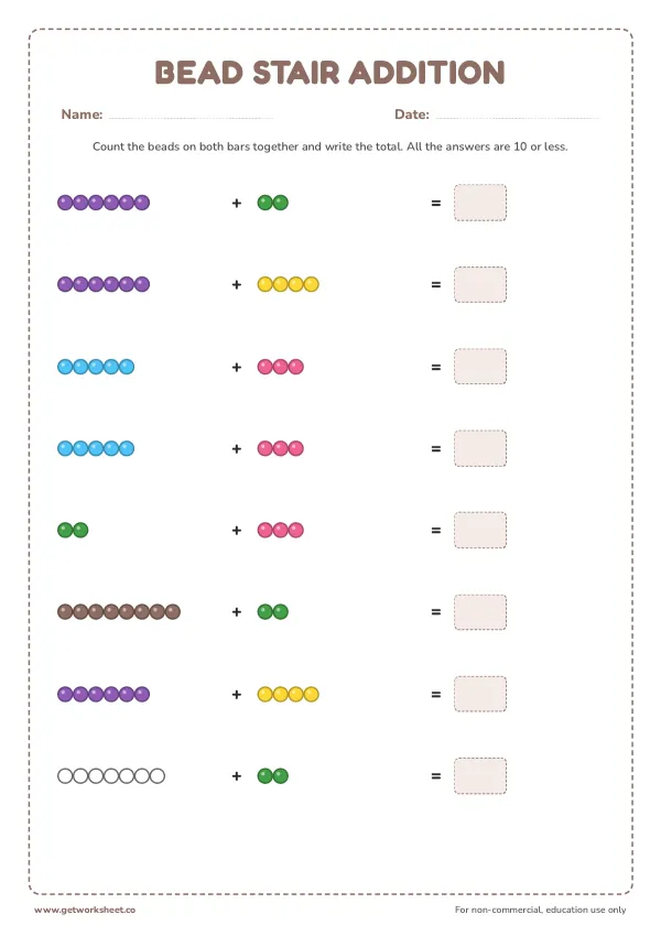 Bead stair addition to 10, set 2, page 1 preview