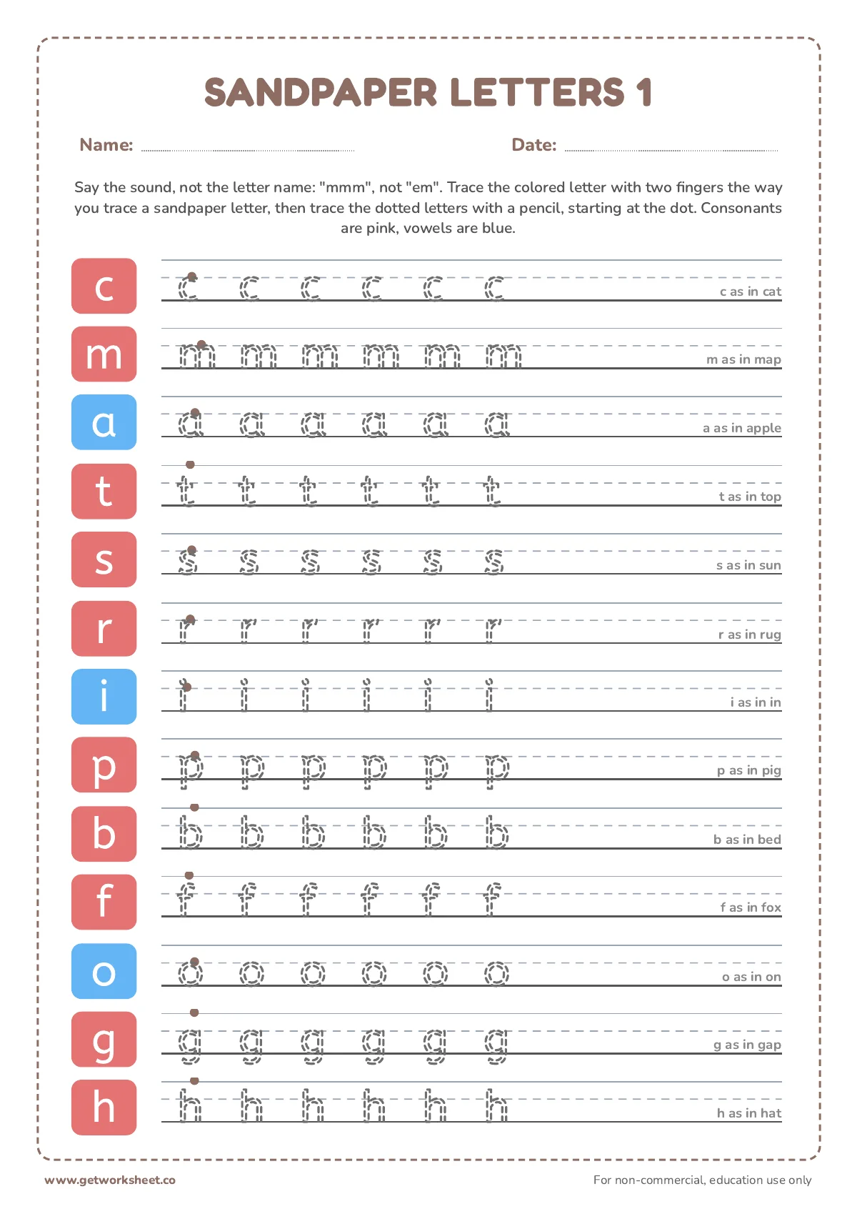 Montessori Language Worksheets: 7 Free Printables