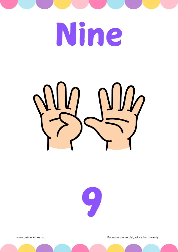 Free number flashcards – free printable worksheets preview