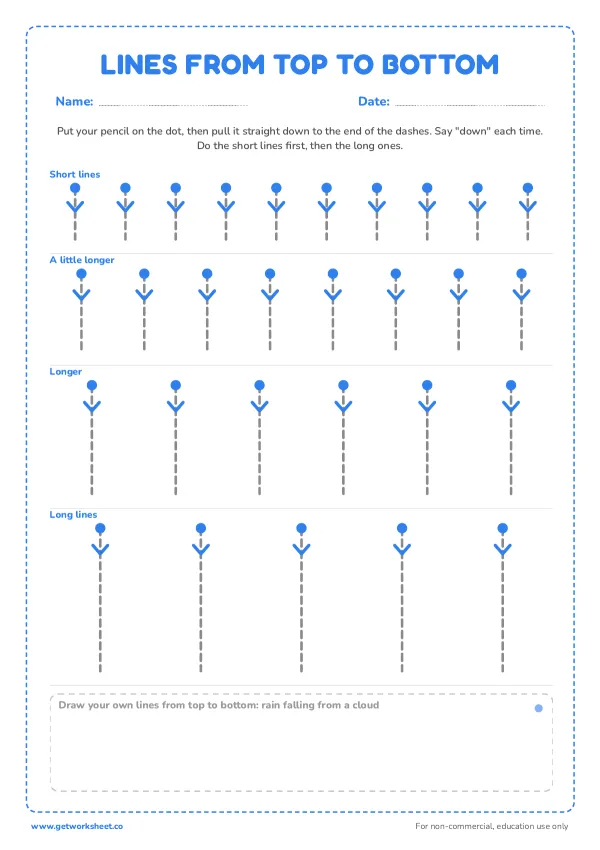 Free pre-writing worksheets – free printable worksheets preview